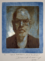 Daniel Leary, Self Portrait July 18, 2024, monotype